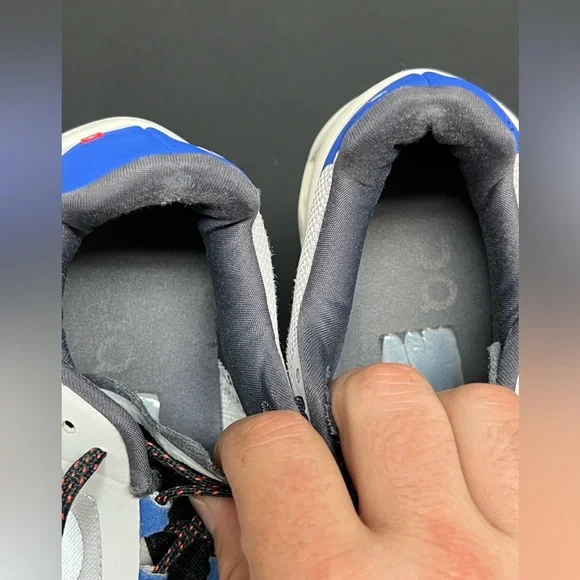 On Mens Cloudmonster 61.98653 Frost Cobalt Blue Running Shoes Sneakers Size 7.5 - Picture 11 of 11